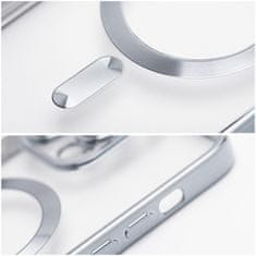 MobilMajak Obal / kryt na Samsung Galaxy S24 Ultra transparentný / strieborný - Electro Mag