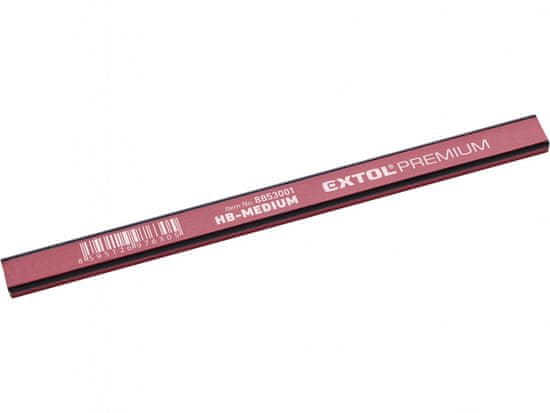 Extol Premium Ceruzka tesárska PROFI, 175mm stredne tvrdá-HB