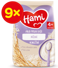 Hami Moja prvá kaša nemliečna ryžová 4+, 9 x 170 g