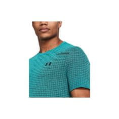 Under Armour Tričko výcvik tyrkysová M Seamless Grid