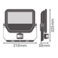 LEDVANCE Reflektor LED 50W+PIR 4000K WT LEDVANCE FL PFM SENSOR SYM