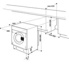 Whirlpool Vstavaná práčka BI WMWG 91484E EU