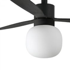 FARO Barcelona FARO AMELIA L BALL LED stropný ventilátor, čierna