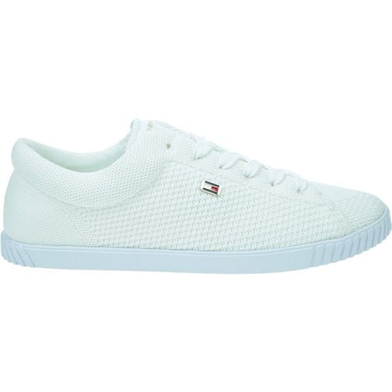 Tommy Hilfiger Obuv biela Flag Lace Up