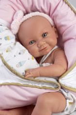 Llorens 73806 New Born dievčatko - realistická bábika bábätko s celovinylovým telom - 40 cm