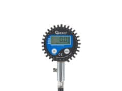 GEKO Merač tlaku - manometer, digitálny, 0-13,8 bar, citlivosť 0,01 bar, s hadicou 30 cm