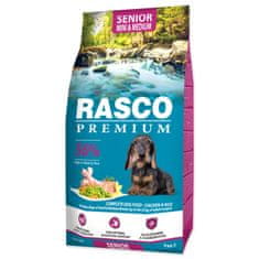RASCO Krmivo Premium Senior Mini & Medium kura s ryžou 1kg