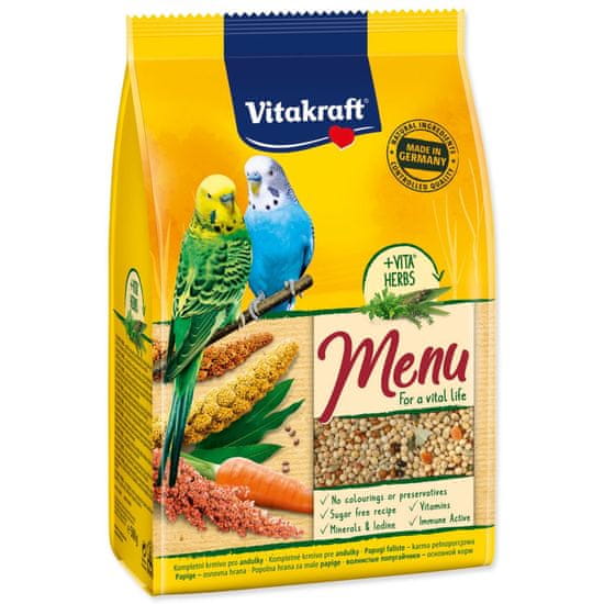 Vitakraft Krmivo Menu Vital andulka 500g