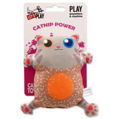 Hračka Let´s Play mačka s catnip 1, 14cm