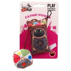 Hračka Let´s Play vankúšik motív mačka s catnip 9cm