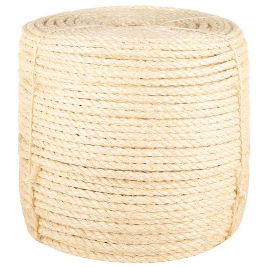 Vidaxl Lano 100% sisal 8 mm, 25 m