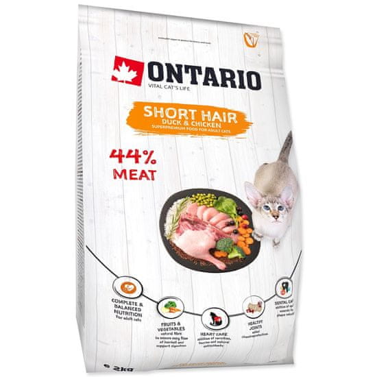 Ontario Krmivo Cat Shorthair 2kg