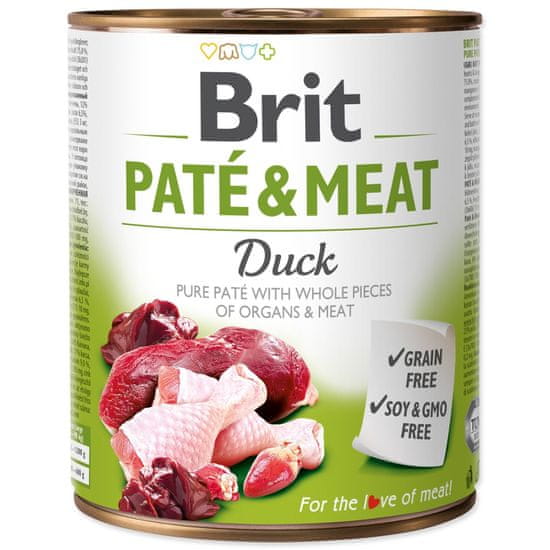 Brit Konzerva Paté & Meat kačica 800g