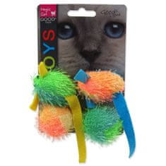 Magic Cat Hračka myš a guľa s catnip 5cm 4ks