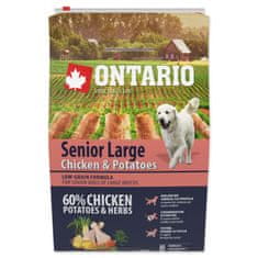 Ontario Krmivo Senior Large Chicken & Potatoes 2,25kg