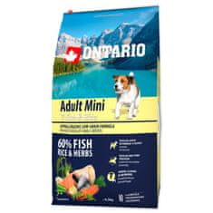 Ontario Krmivo Adult Mini Fish & Rice 6,5kg