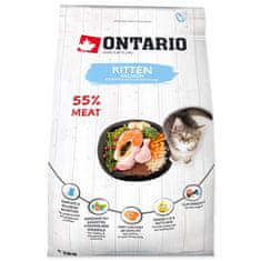 Ontario Krmivo Kitten Salmon 2kg