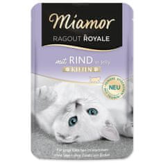 Miamor Kapsička Ragout Royale Kitten hovädzie v želé 100g