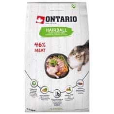 Ontario Krmivo Cat Hairball 6,5kg