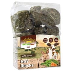 NATURE LAND Seno Hay bloky s mrkvou 600g