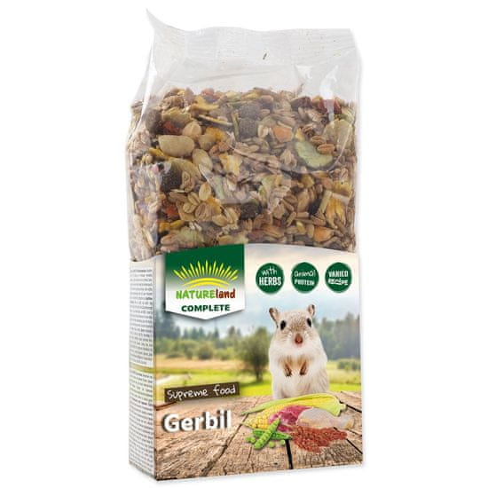 NATURE LAND Krmivo Complete pre pieskomily 300g