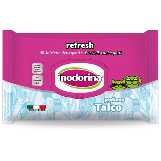 INODORINA Obrúsky Talco 40ks