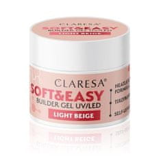 Claresa STAVEBNÝ GÉL NA NECHTY SOFT&EASY LIGHT BEIGE 45G