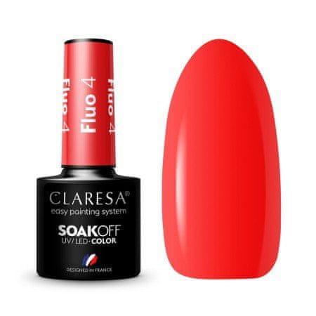 Claresa Gél lak CLARESA Fluo 4 5ml