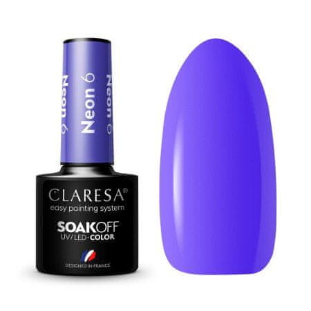 Claresa Gél lak CLARESA Neon 6 5ml