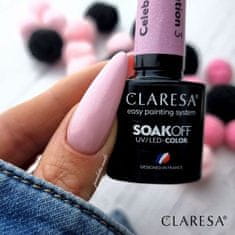 Claresa Gél lak CLARESA Celebration 3 5ml - polopriehľadný