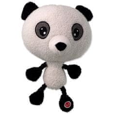 Dog Fantasy Hračka Big head panda plyšová pískacia 30cm