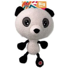 Dog Fantasy Hračka Big head panda plyšová pískacia 30cm