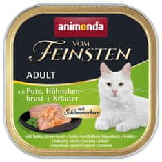 Animonda Paštéta Vom Feinstein Adult morka a kura s bylinkami 100g