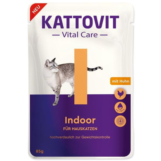 Kattovit Kapsička Vital Care Indoor kura 85g