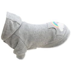 Trixie Rainbow Falls hoodie, XXS: 24 cm, light grey