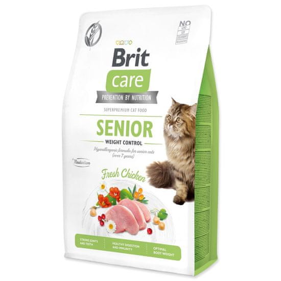 Brit Krmivo Care Cat Grain-Free Senior Weight Control 2kg