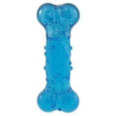 Dog Fantasy Hračka STRONG kosť s vôňou slaniny modrá 12,5 cm