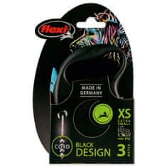 Flexi Vodítko Black Design lanko XS modré 3m