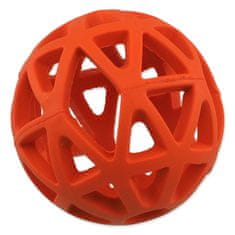 Dog Fantasy Hračka loptička dierovaná oranžová 7cm
