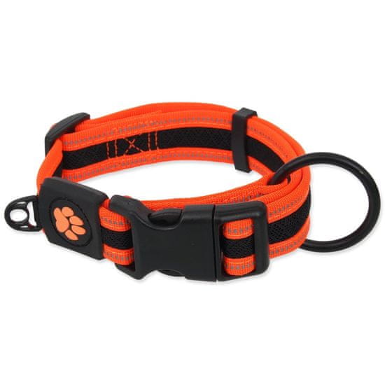 ACTIVE DOG Obojok Fluffy S oranžový 2x27-41cm