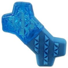 Dog Fantasy Hračka Kosť chladiaca modrá 13,5x7,4x3,8cm