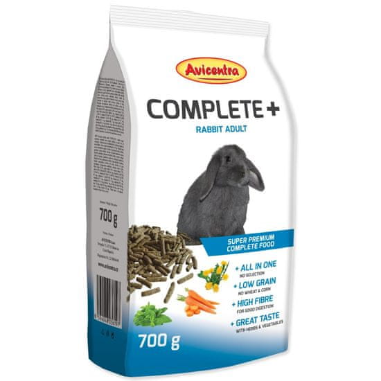 Avicentra Krmivo COMPLETE+ králik adult 700g