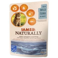 IAMS Kapsička Naturally Adult tuniak v omáčke 85g