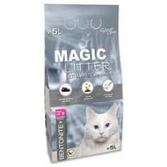 Magic Cat Mačkolit Magic Litter Bentonite Ultra White with Carbon 5L/4,4kg