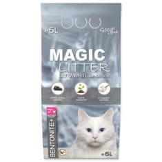 Magic Cat Mačkolit Magic Litter Bentonite Ultra White with Carbon 5L/4,4kg