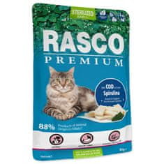 RASCO Kapsička Premium Sterilized treska so spirulinou 85g