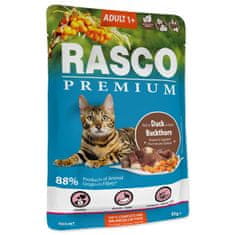 RASCO Kapsička Premium Adult kačica s rakytníkom 85g