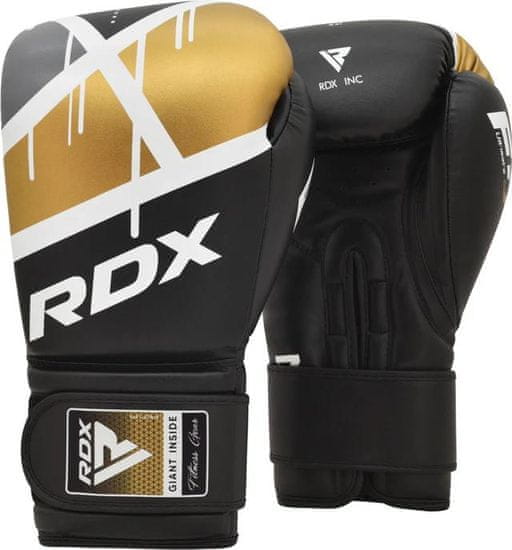 RDX RDX Boxerské rukavice F7 Ego - čierna/zlatá