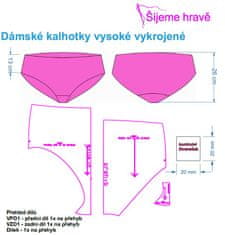 Šijeme hravě Strih nohavičky - set 5 modelov dámska bielizeň