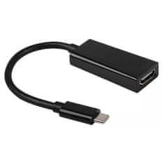 MG adaptér USB-C / HDMI 4K 0.25m, čierny